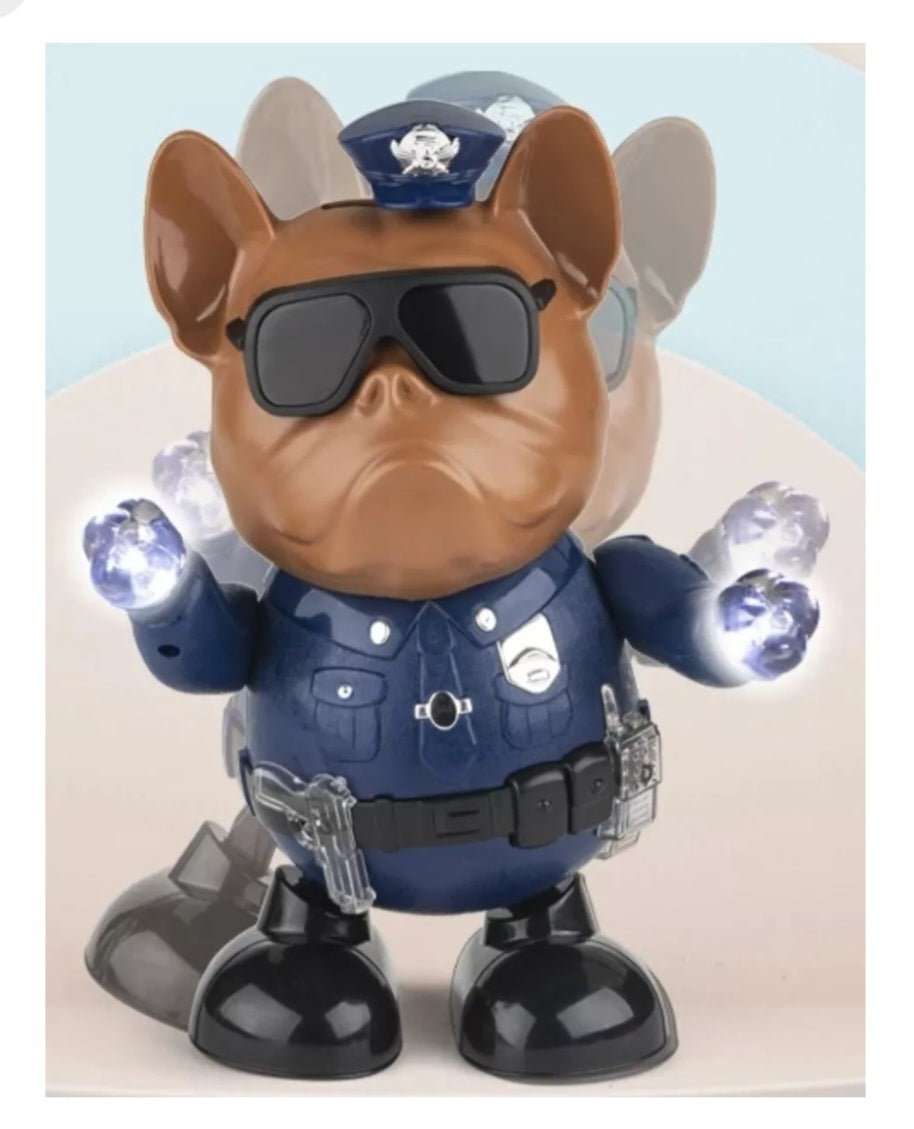 Singing Dancing Police Dog Frenchie