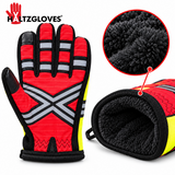 HALTZGLOVES REFLECTIVE WINTER FLEECE DAYTIME FULL GLOVE