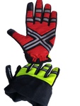HALTZGLOVES REFLECTIVE WINTER FLEECE DAYTIME FULL GLOVE