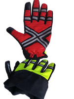 HALTZGLOVES REFLECTIVE WINTER FLEECE DAYTIME FULL GLOVE