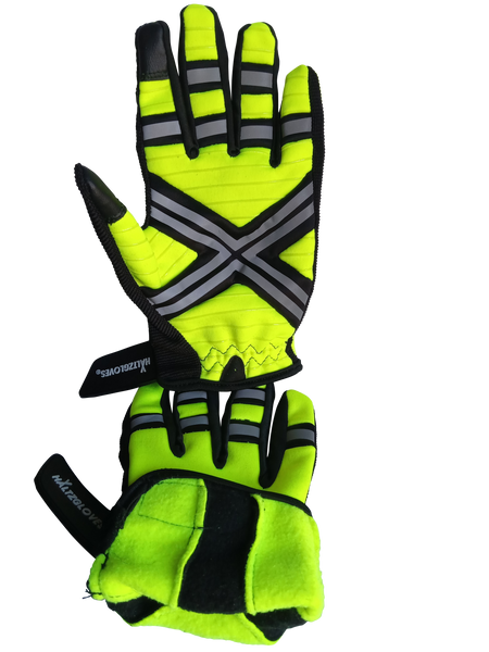 HALTZGLOVES NIGHTIME WINTER FLEECE REFLECTIVE GLOVE