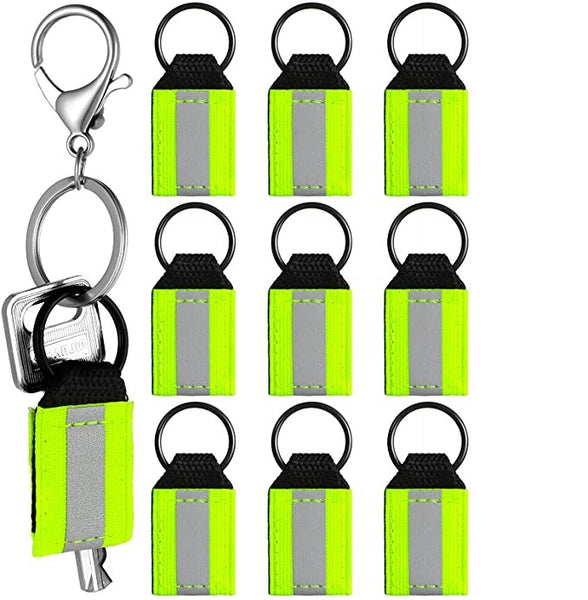 HALTZGLOVES Reflective Key Chain 10 pieces